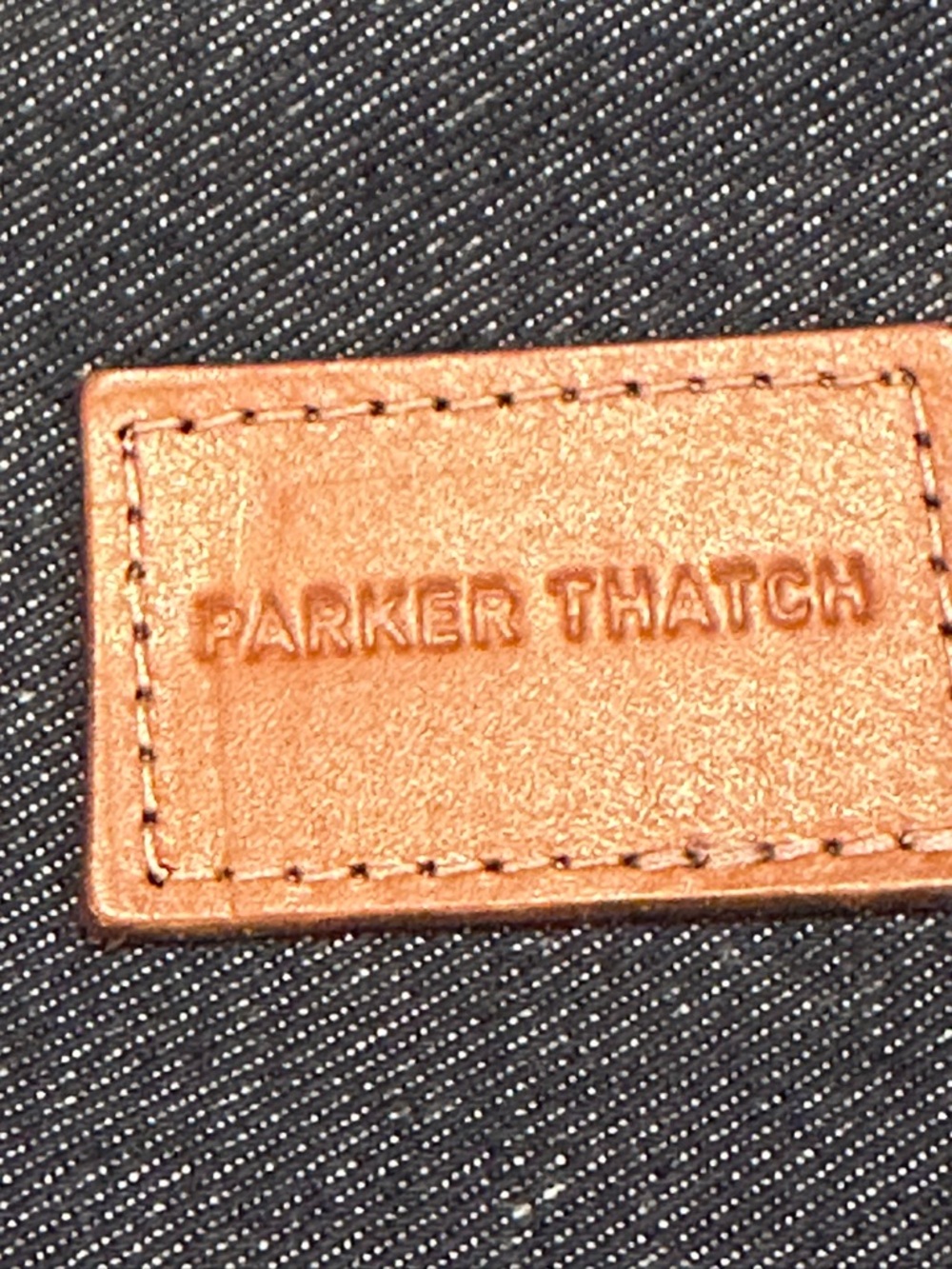 NWOT Parker Thatch Denim Charlie Bag - Picture 2 of 8